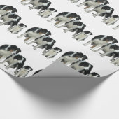 Border Collie Dogs Geschenkpapier (Ecke)