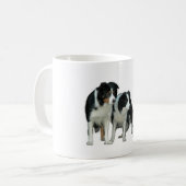Border Collie Dogs Kaffeetasse (Vorderseite Links)