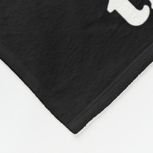 Border Collie Dont Cross The Border Fleecedecke (Ecke)