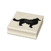 Border Collie Doppy Puppy Gummistempel (Stempel)