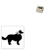 Border Collie Doppy Puppy Gummistempel (Stempel)