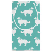 Border Collie Doppy Puppy Kleine Geschenktüte (Rückseite)