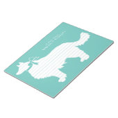 Border Collie Doppy Puppy Notizblock (angewinkelt)