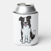 Border Collie Dosenkühler (Kanne Rückseite)