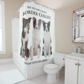 Border-Collie-Duschvorhang Duschvorhang