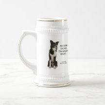 Border Collie / Ehefrau Stein