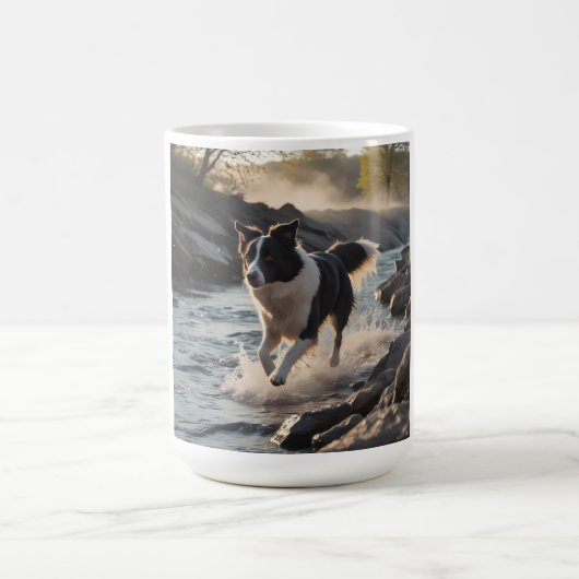 Border Collie Elegant Breed Coffee Tasse (Mittel)