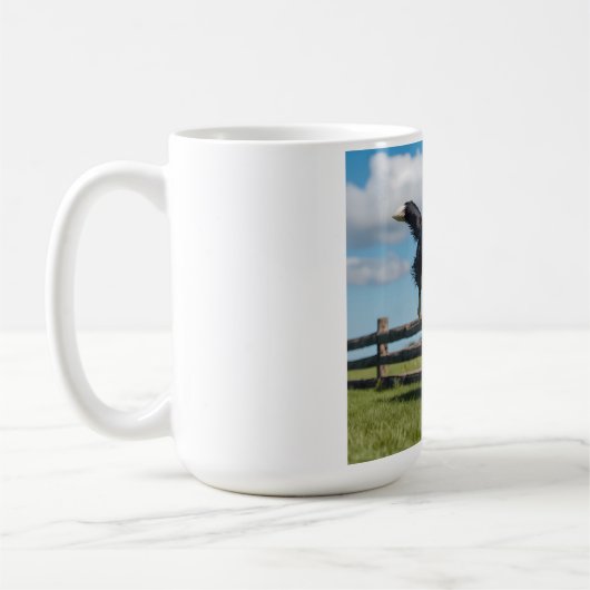 Border Collie Elegant Breed Coffee Tasse (Links)