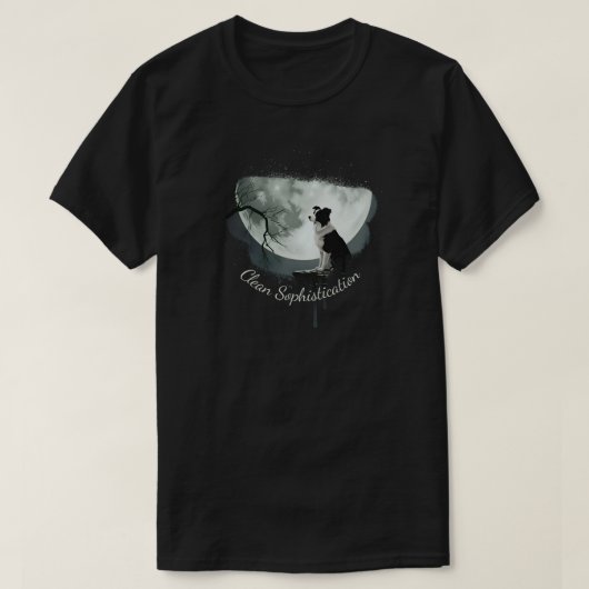 Border Collie-Eleganz T-Shirt (Design vorne)
