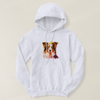 Border Collie Familienhund Hoodie
