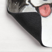 Border-Collie-Farbblock Mousepad (Ecke)