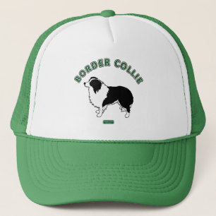 Border-Collie-Fernlastfahrer-Hut Truckerkappe