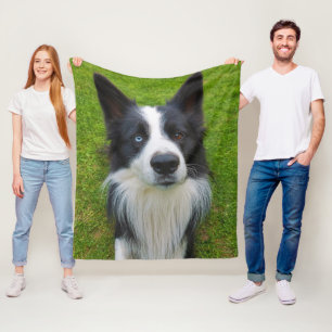 Border Collie Fleecedecke