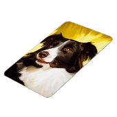 Border Collie Flexible Magnet (Linke Seite)