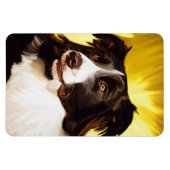 Border Collie Flexible Magnet (Horizontal)