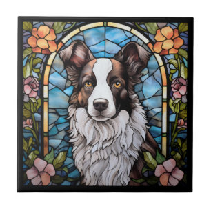 Border Collie Fliese