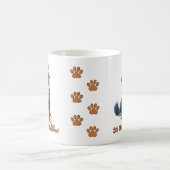 Border Collie - Fügen Sie dem Hund den Namen hinzu Kaffeetasse (Mittel)