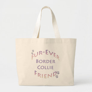 Border Collie Furever Jumbo Stoffbeutel