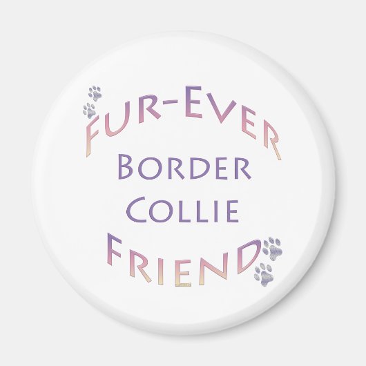 Border Collie Furever Magnet (Vorne)