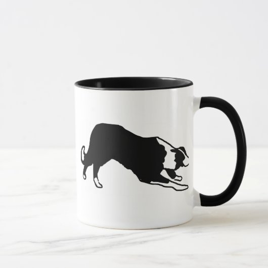 Border-Collie-Gang Tasse (Rechts)