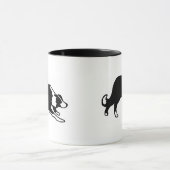 Border-Collie-Gang Tasse (Zentrum)