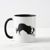 Border-Collie-Gang Tasse (Links)