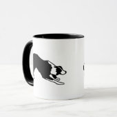 Border-Collie-Gang Tasse (Vorderseite Links)