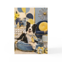 Border Collie Geburtstagskarte