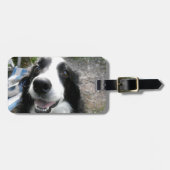 BORDER-COLLIE GEPÄCKANHÄNGER (Vorderseite horizontal)