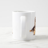 Border Collie German Shepherd Mix Jumbo-Tasse (Rückseite)