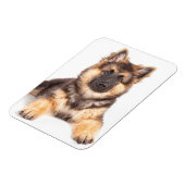 Border Collie German Shepherd Mix Magnet (Linke Seite)
