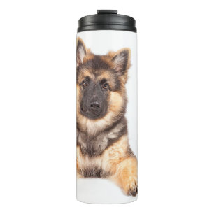 Border Collie German Shepherd Mix Thermosbecher