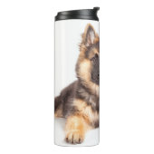 Border Collie German Shepherd Mix Thermosbecher (Nach links gedreht)