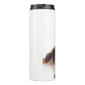 Border Collie German Shepherd Mix Thermosbecher (Rückseite)