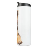 Border Collie German Shepherd Mix Thermosbecher (Nach rechts gedreht)
