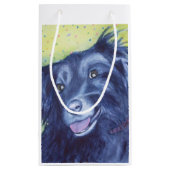 BORDER-COLLIE-GESCHENK-TASCHE KLEINE GESCHENKTÜTE (Rückseite)