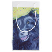 BORDER-COLLIE-GESCHENK-TASCHE KLEINE GESCHENKTÜTE (Vorderseite)