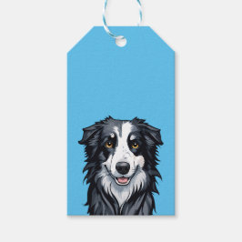 Border Collie Geschenkanhänger