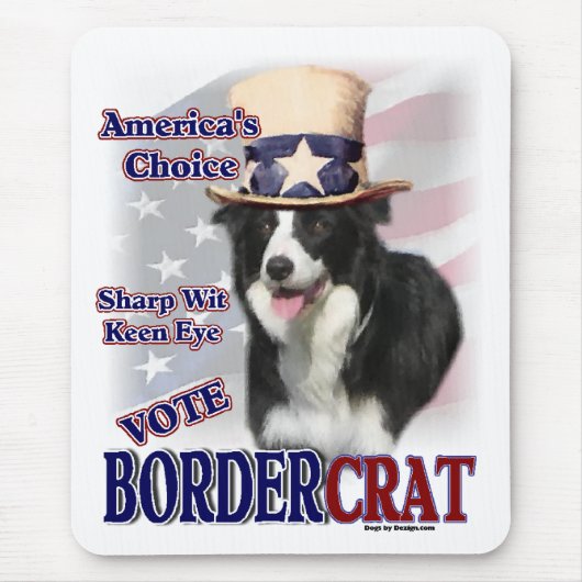 Border Collie Geschenke Mousepad (Vorne)