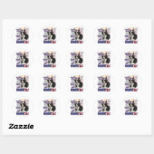 Border Collie Geschenke Runder Aufkleber (Blatt)
