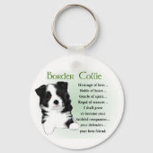 Border Collie Geschenke Schlüsselanhänger (Vorderseite)