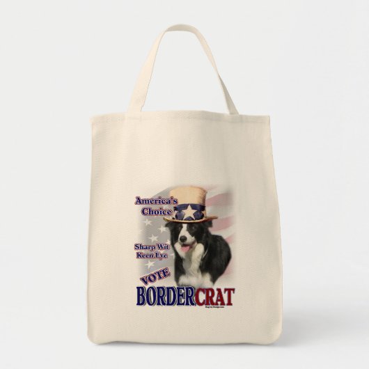 Border Collie Geschenke Tragetasche (Vorne)