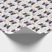 Border Collie Geschenkpapier (Ecke)