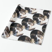 BORDER COLLIE GESCHENKPAPIER (Ungerollt)