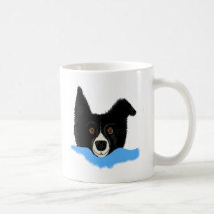 Border-Collie-Gesicht Kaffeetasse