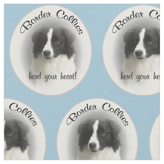 Border-Collie-Gewebe Stoff (Nahaufnahme)