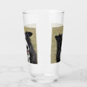 Border Collie Glas (Links)