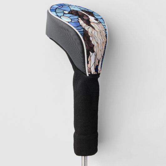 Border Collie Golf Headcover (angewinkelt)
