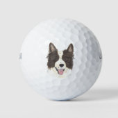 Border Collie Golfball (Vorderseite)