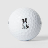Border Collie Golfball (Vorderseite)